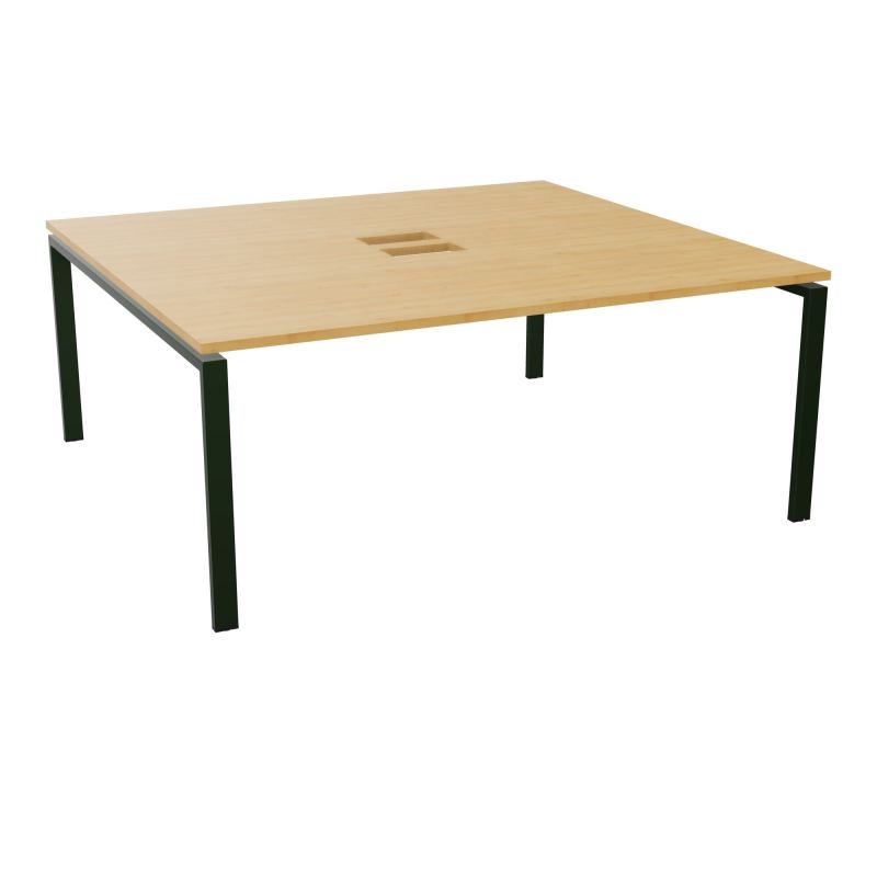 BENCH CONECT L180XP165CM-MONOPLAT NS TRAPPES -PIET ARCHE RECT FX    R5 ST