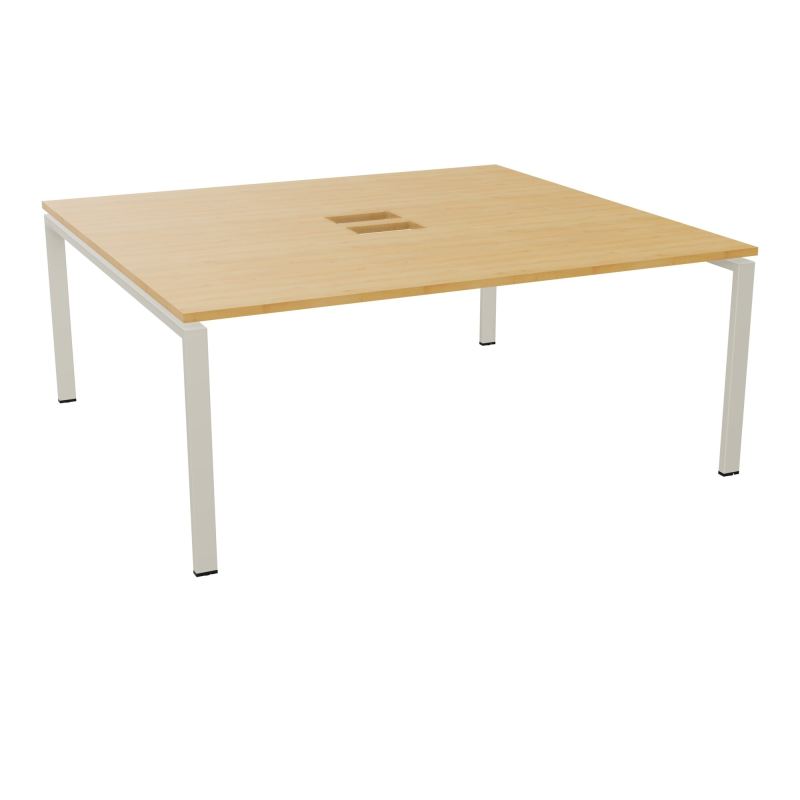 BENCH CONECT L180XP165CM-MONOPLAT NS TRAPPES -PIET ARCHE RECT FX    R5 ZC