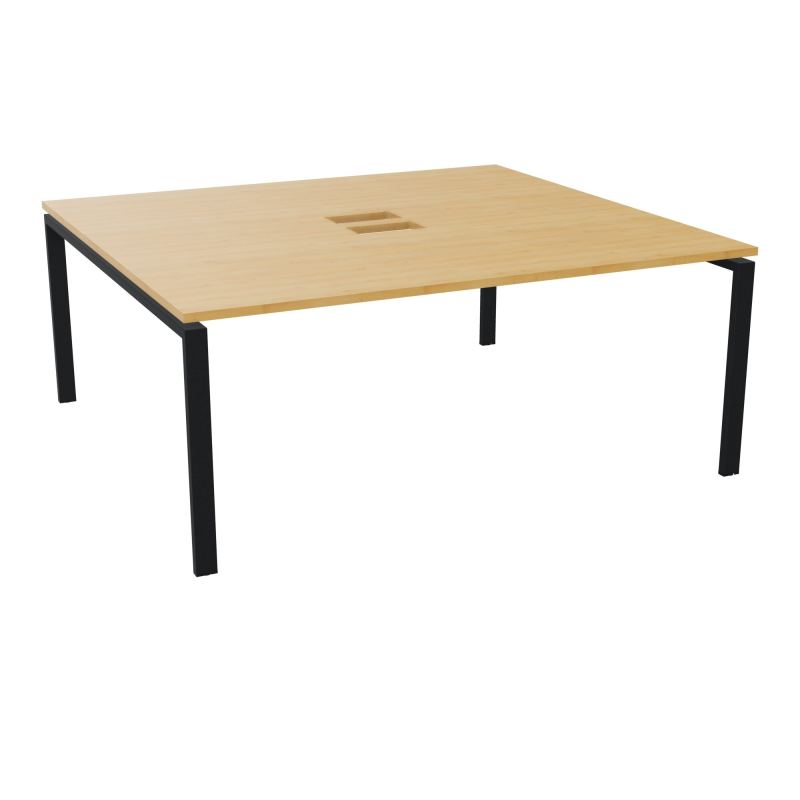 BENCH CONECT L180XP165CM-MONOPLAT NS TRAPPES -PIET ARCHE RECT FX    R5 ZP