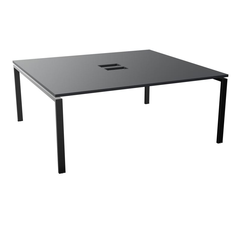 BENCH CONECT L180XP165CM-MONOPLAT NS TRAPPES -PIET ARCHE RECT FX    R9 SG