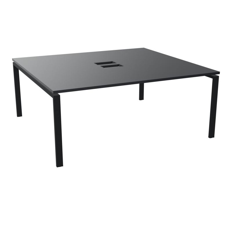BENCH CONECT L180XP165CM-MONOPLAT NS TRAPPES -PIET ARCHE RECT FX    R9 ZP
