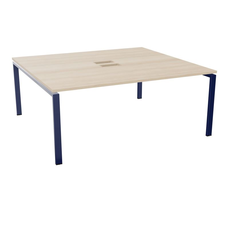 BENCH CONECT L180XP165CM-MONOPLAT NS TRAPPES -PIET ARCHE RECT FX   RZ X4
