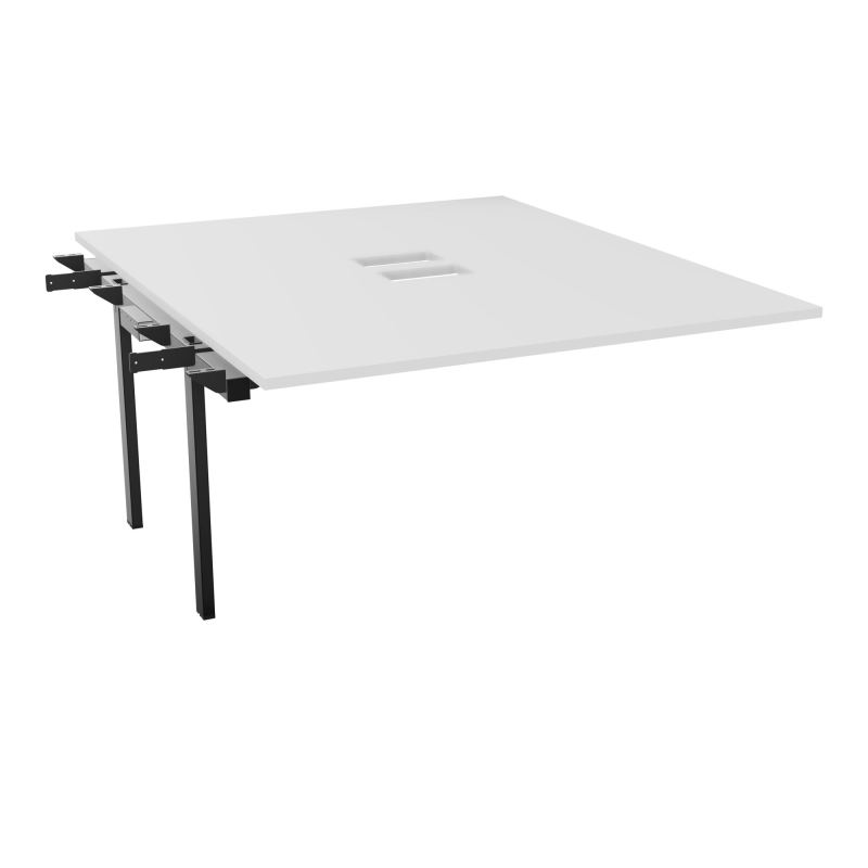 CONECT BENCH SUIVANT L140XP165CM-MONOPLAT EP25MM SANS TRAPPES MG-PIET INTERM. CARRE SG