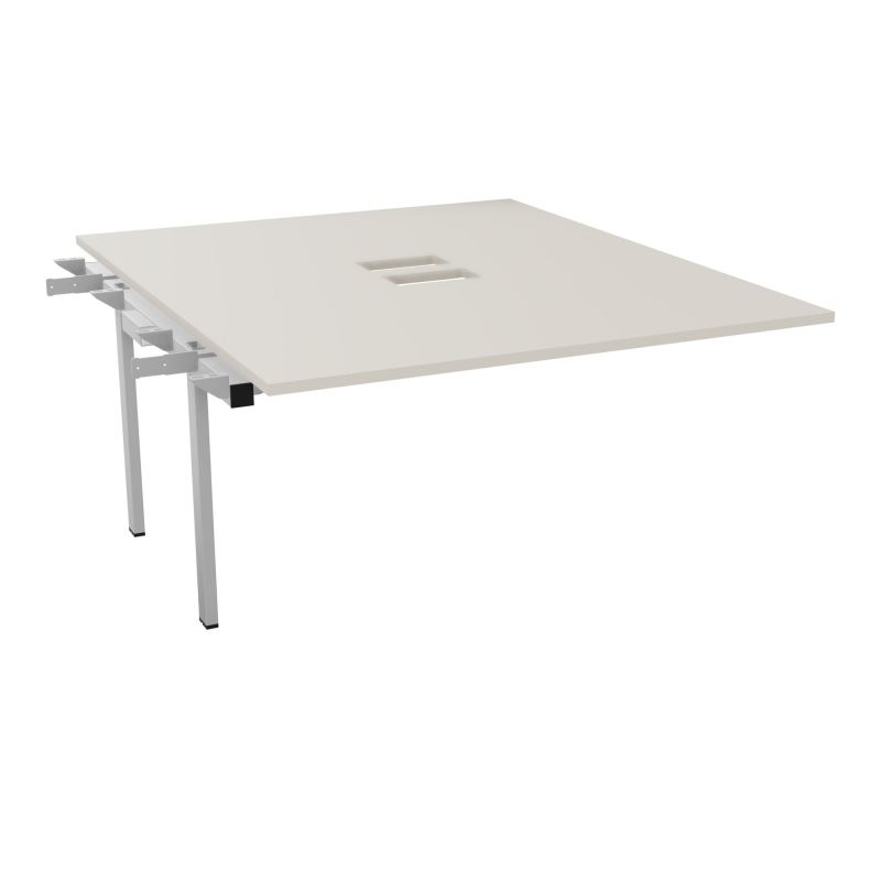 BENCH SUIVANT CONECT L140XP165CM-MONOPLAT EP25MM NS TRAPPES -PIET INTERM. CARRE N5 SA