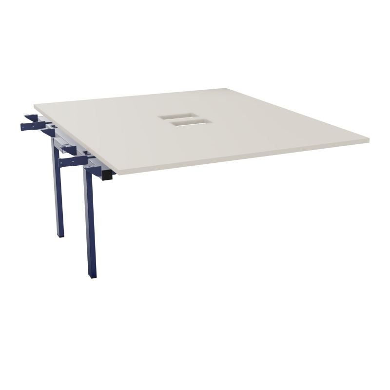 BENCH SUIVANT CONECT L140XP165CM-MONOPLAT EP25MM NS TRAPPES -PIET INTERM. CARRE N5 X4