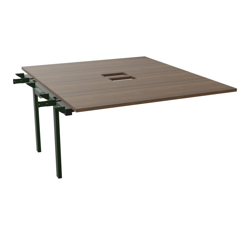 BENCH SUIVANT CONECT L140XP165CM-MONOPLAT EP25MM NS TRAPPES -PIET INTERM. CARRE N6 ST