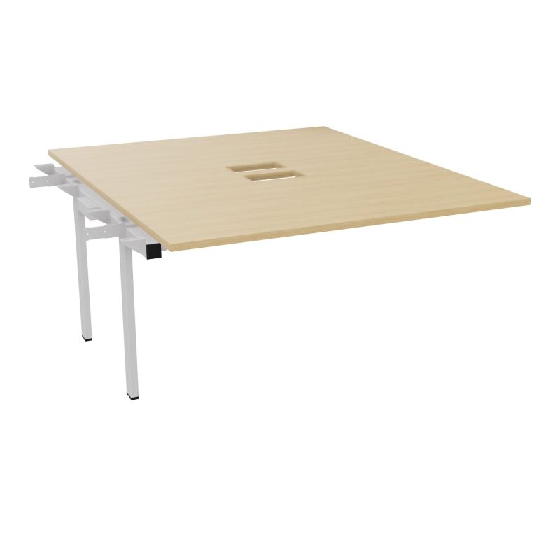 BENCH SUIVANT CONECT L140XP165CM-MONOPLAT EP25MM NS TRAPPES -PIET INTERM. CARRE    R1 SD