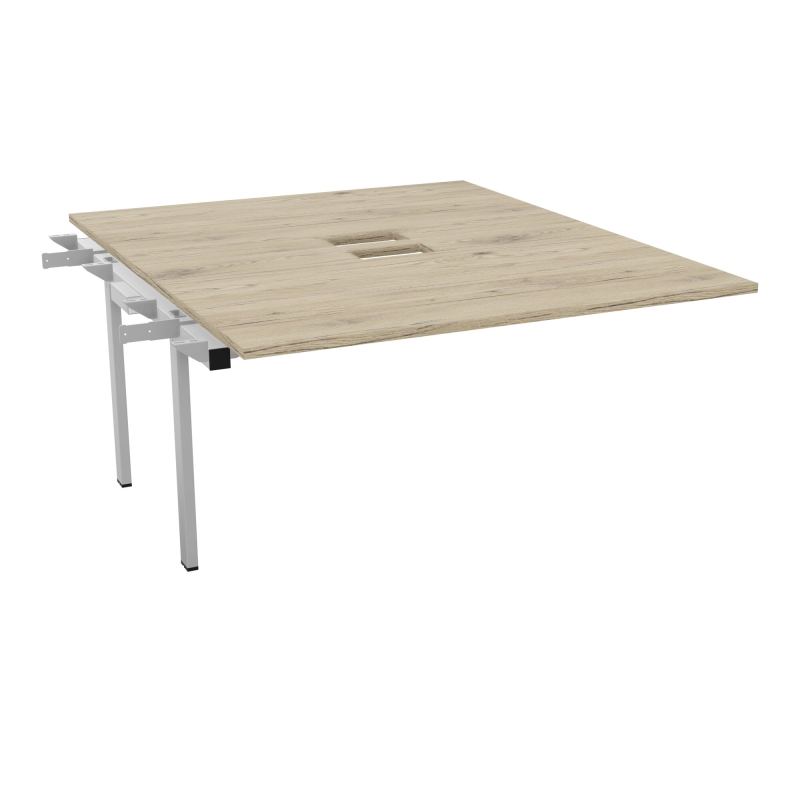 CONECT BENCH SUIVANT L140XP165CM-MONOPLAT EP25MM SANS TRAPPES R3-PIET INTERM. CARRE SA