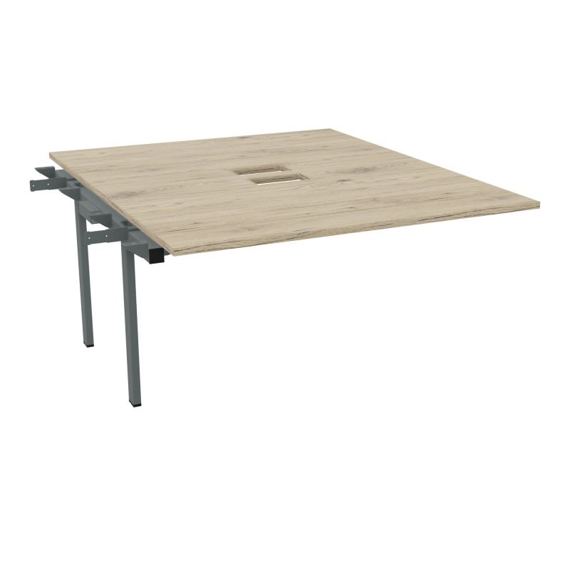 CONECT BENCH SUIVANT L140XP165CM-MONOPLAT EP25MM SANS TRAPPES R3-PIET INTERM. CARRE SU