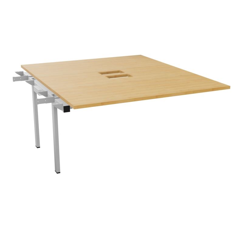 BENCH SUIVANT CONECT L140XP165CM-MONOPLAT EP25MM NS TRAPPES -PIET INTERM. CARRE    R5 SA