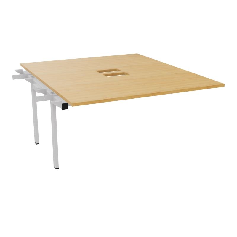 BENCH SUIVANT CONECT L140XP165CM-MONOPLAT EP25MM NS TRAPPES -PIET INTERM. CARRE    R5 SD