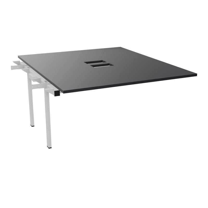 BENCH SUIVANT CONECT L140XP165CM-MONOPLAT EP25MM NS TRAPPES -PIET INTERM. CARRE    R9 SD