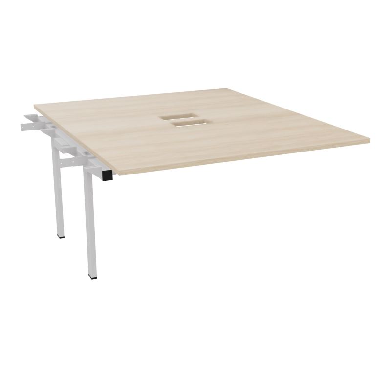 CONECT BENCH SUIVANT L140XP165CM-MONOPLAT EP25MM SANS TRAPPES RZ-PIET INTERM. CARRE SD