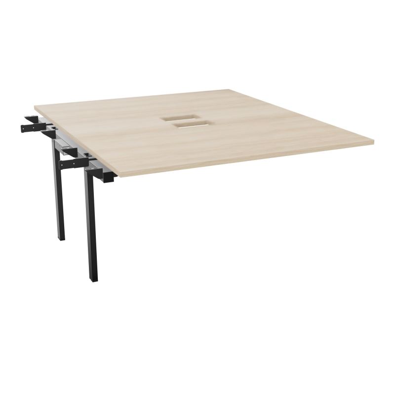 CONECT BENCH SUIVANT L140XP165CM-MONOPLAT EP25MM SANS TRAPPES RZ-PIET INTERM. CARRE SG