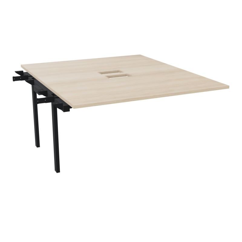 CONECT BENCH SUIVANT L140XP165CM-MONOPLAT EP25MM SANS TRAPPES RZ-PIET INTERM. CARRE ZP