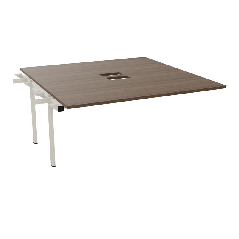 BENCH SUIVANT CONECT L160XP165CM-MONOPLAT EP25MM NS TRAPPES -PIET INTERM. CARRE N6 ZC