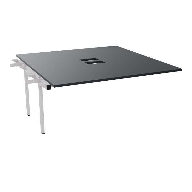 BENCH SUIVANT CONECT L160XP165CM-MONOPLAT EP25MM NS TRAPPES -PIET INTERM. CARRE    R9 SD