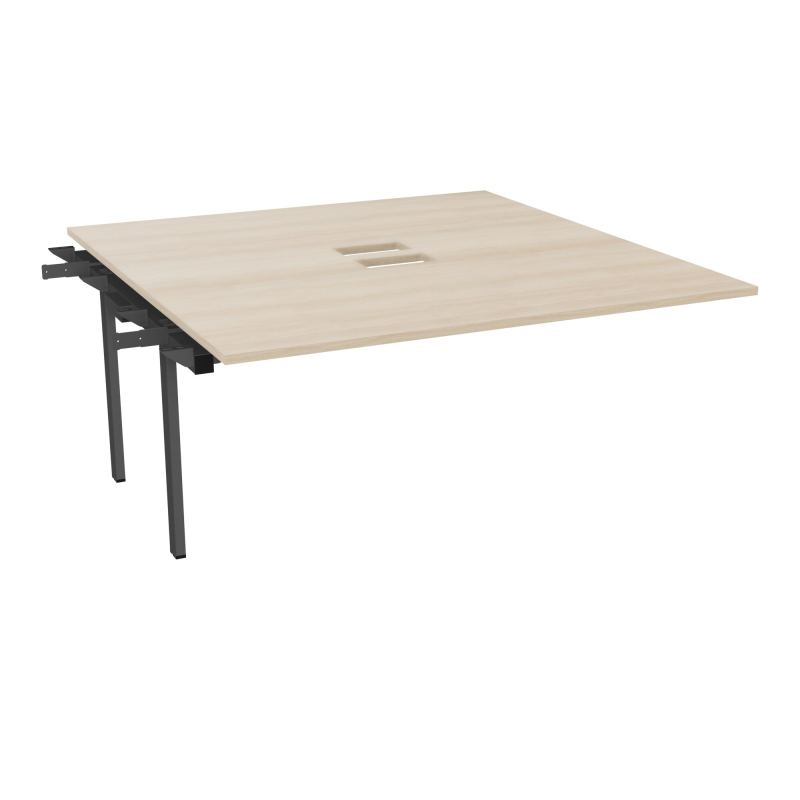 CONECT BENCH SUIVANT L160XP165CM-MONOPLAT EP25MM SANS TRAPPES RZ-PIET INTERM. CARRE SC