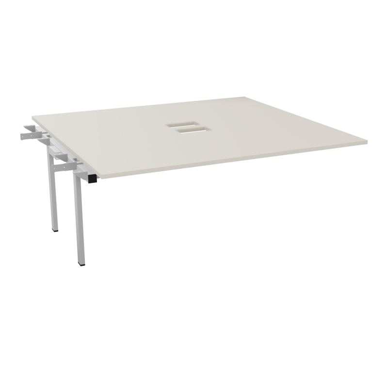 BENCH SUIVANT CONECT L180XP165CM-MONOPLAT EP25MM NS TRAPPES -PIET INTERM. CARRE N5 SA