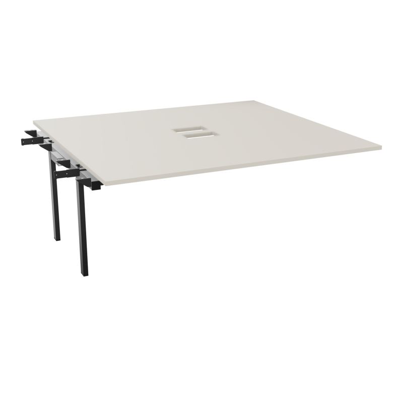 BENCH SUIVANT CONECT L180XP165CM-MONOPLAT EP25MM NS TRAPPES -PIET INTERM. CARRE N5 SG