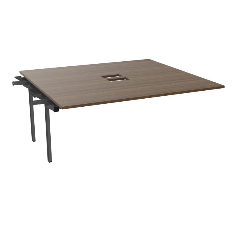 BENCH SUIVANT CONECT L180XP165CM-MONOPLAT EP25MM NS TRAPPES -PIET INTERM. CARRE N6 SC
