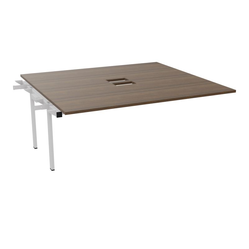 BENCH SUIVANT CONECT L180XP165CM-MONOPLAT EP25MM NS TRAPPES -PIET INTERM. CARRE N6 SD