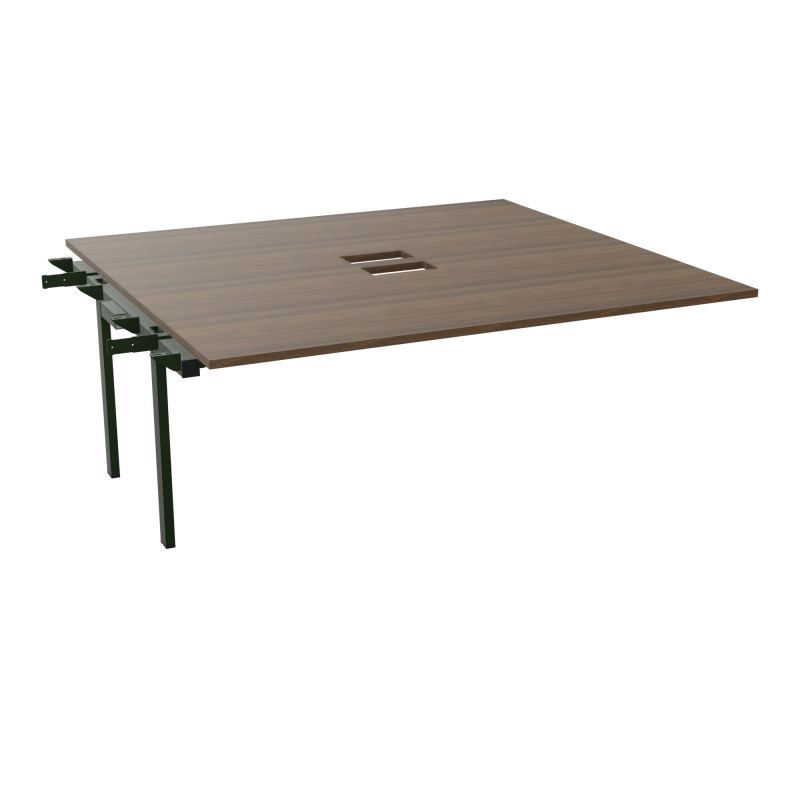 BENCH SUIVANT CONECT L180XP165CM-MONOPLAT EP25MM NS TRAPPES -PIET INTERM. CARRE N6 ST