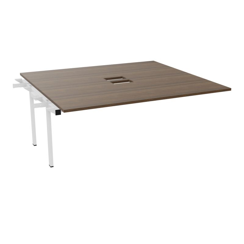 BENCH SUIVANT CONECT L180XP165CM-MONOPLAT EP25MM NS TRAPPES -PIET INTERM. CARRE N6 ZO