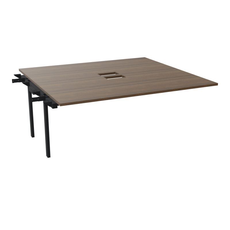 BENCH SUIVANT CONECT L180XP165CM-MONOPLAT EP25MM NS TRAPPES -PIET INTERM. CARRE N6 ZP