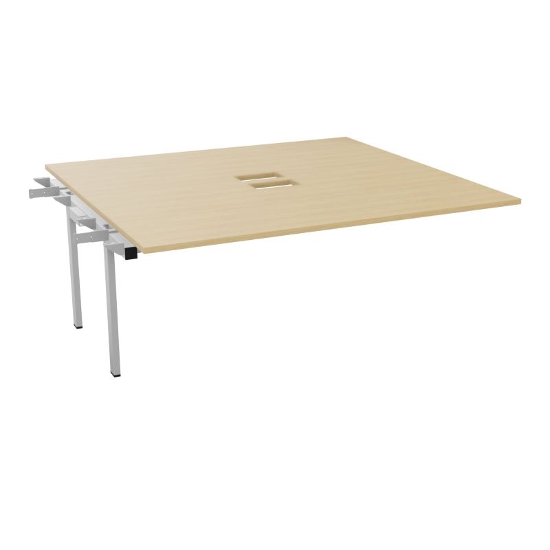 BENCH SUIVANT CONECT L180XP165CM-MONOPLAT EP25MM NS TRAPPES -PIET INTERM. CARRE    R1 SA
