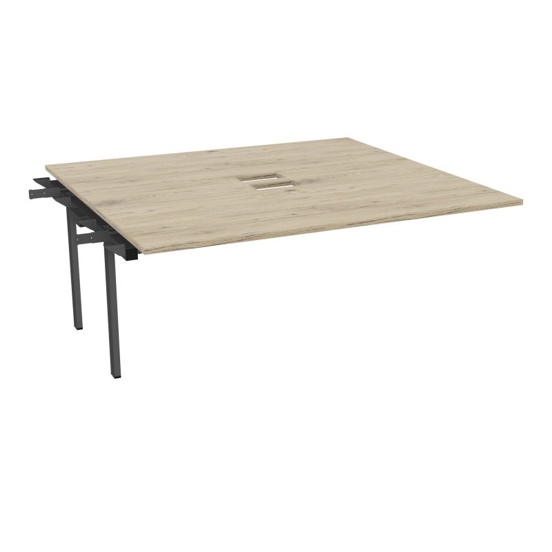 CONECT BENCH SUIVANT L180XP165CM-MONOPLAT EP25MM SANS TRAPPES R3-PIET INTERM. CARRE SC