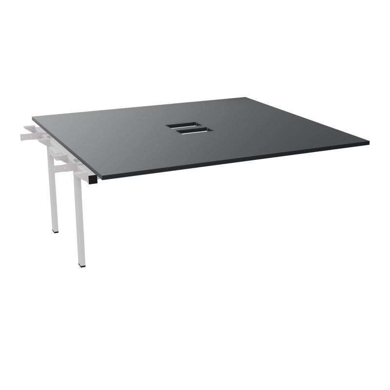 BENCH SUIVANT CONECT L180XP165CM-MONOPLAT EP25MM NS TRAPPES -PIET INTERM. CARRE    R9 SD