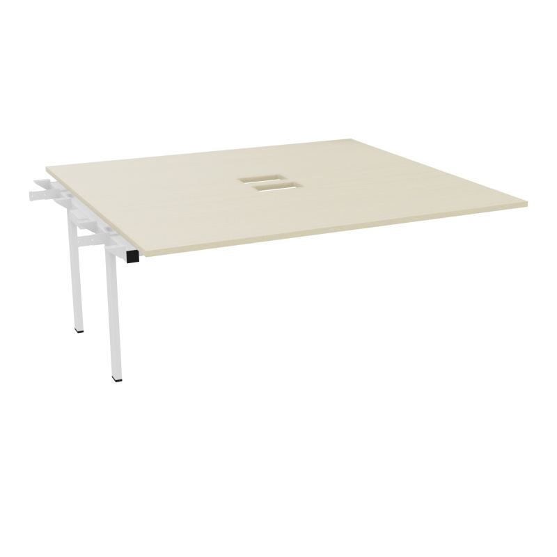 CONECT BENCH SUIVANT L180XP165CM-MONOPLAT EP25MM SANS TRAPPES RZ-PIET INTERM. CARRE SA