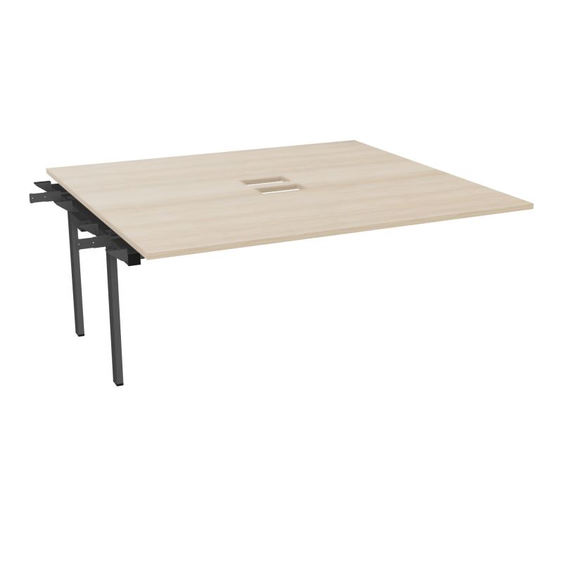 CONECT BENCH SUIVANT L180XP165CM-MONOPLAT EP25MM SANS TRAPPES RZ-PIET INTERM. CARRE SC