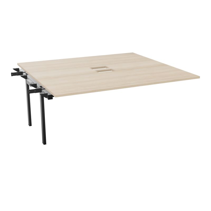 CONECT BENCH SUIVANT L180XP165CM-MONOPLAT EP25MM SANS TRAPPES RZ-PIET INTERM. CARRE SG