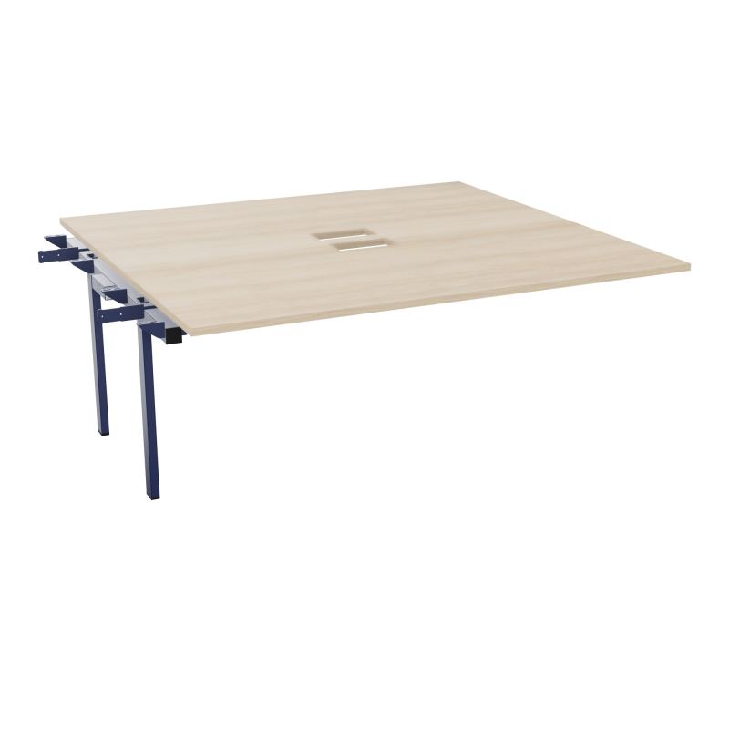 CONECT BENCH SUIVANT L180XP165CM-MONOPLAT EP25MM SANS TRAPPES RZ-PIET INTERM. CARRE X4
