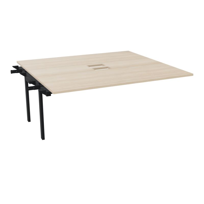 CONECT BENCH SUIVANT L180XP165CM-MONOPLAT EP25MM SANS TRAPPES RZ-PIET INTERM. CARRE ZP