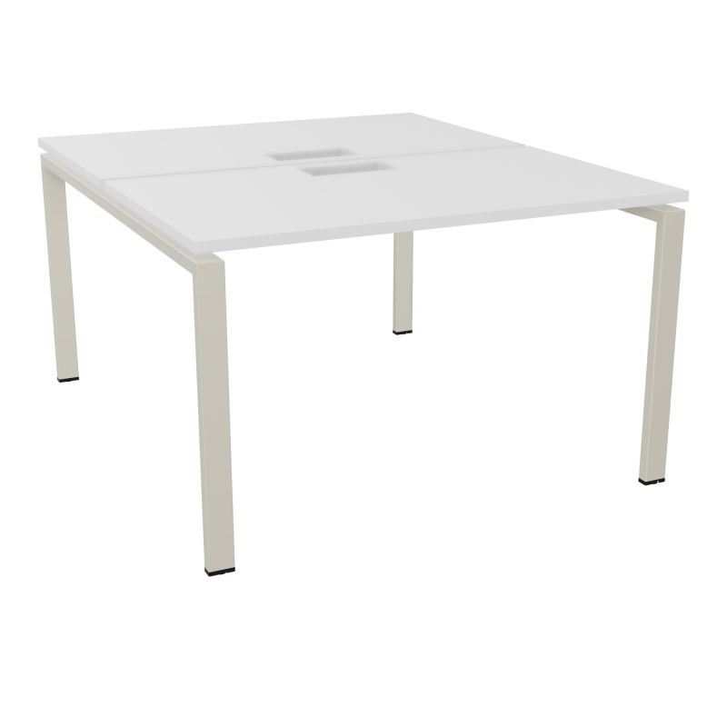 BUR BENCH CONECT L120XP142CM-2 PL25MM +DECOUPE -PIET ARCHE RECT FX MG ZC