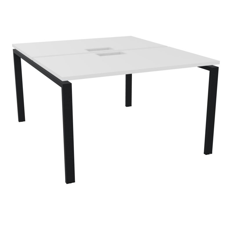 CONECT BUR BENCH L120XP142CM-2 PL25MM +DECOUPE MG-PIET ARCHE RECT FX ZP