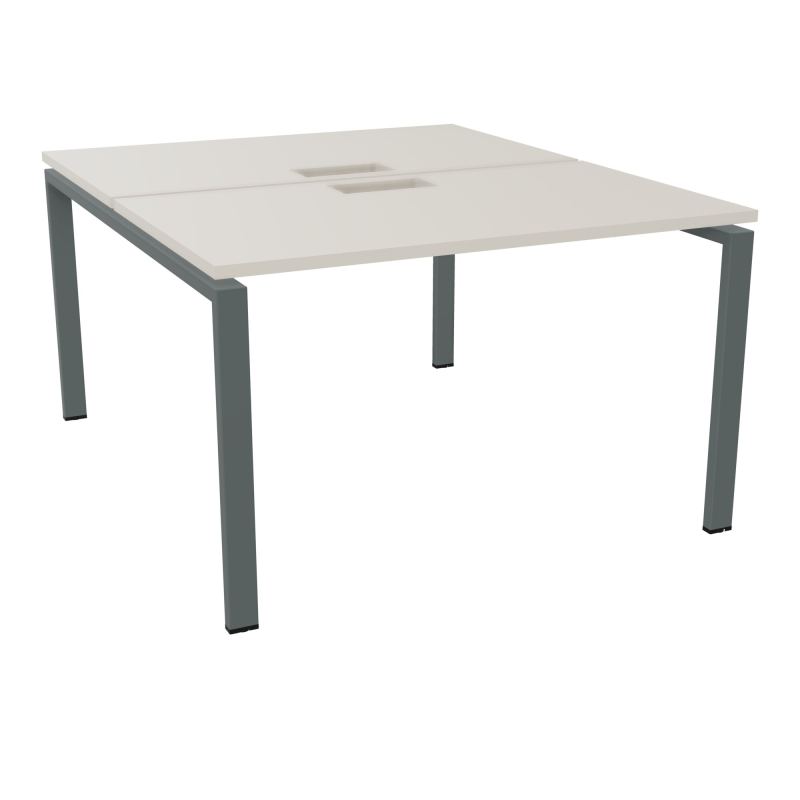 BUR BENCH CONECT L120XP142CM-2 PL25MM +DECOUPE -PIET ARCHE RECT FX N5 SU
