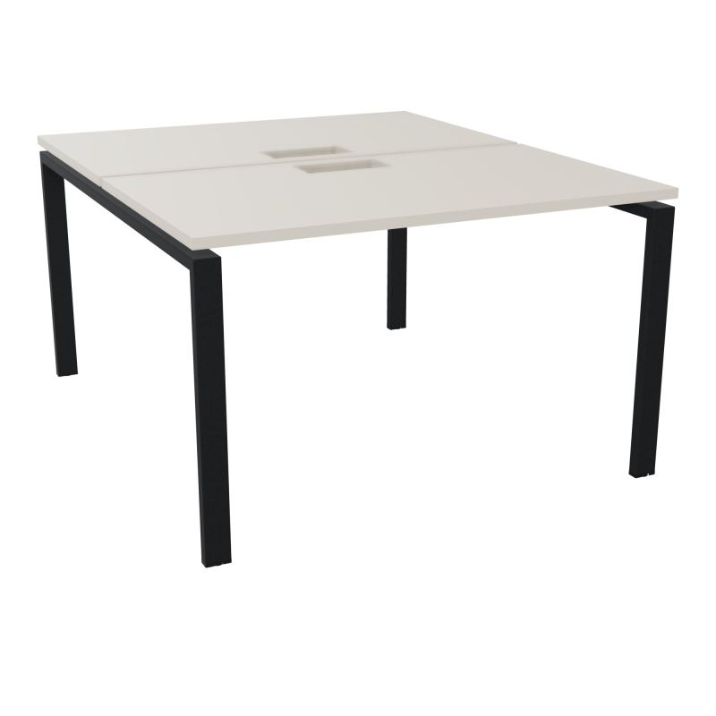 BUR BENCH CONECT L120XP142CM-2 PL25MM +DECOUPE -PIET ARCHE RECT FX N5 ZP