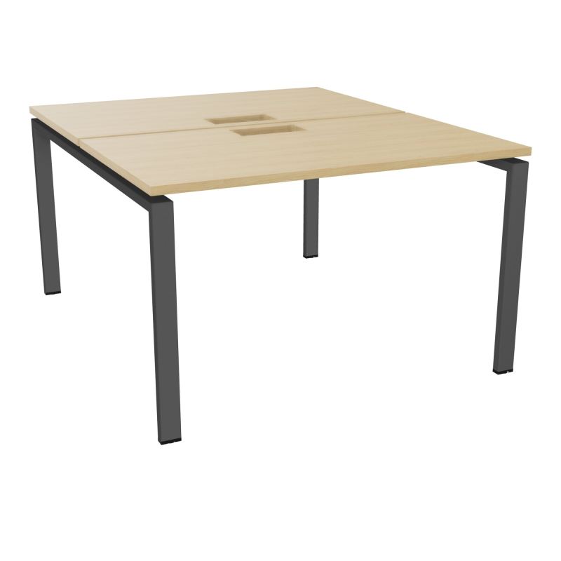 BUR BENCH CONECT L120XP142CM-2 PL25MM +DECOUPE -PIET ARCHE RECT FX   R1 SC