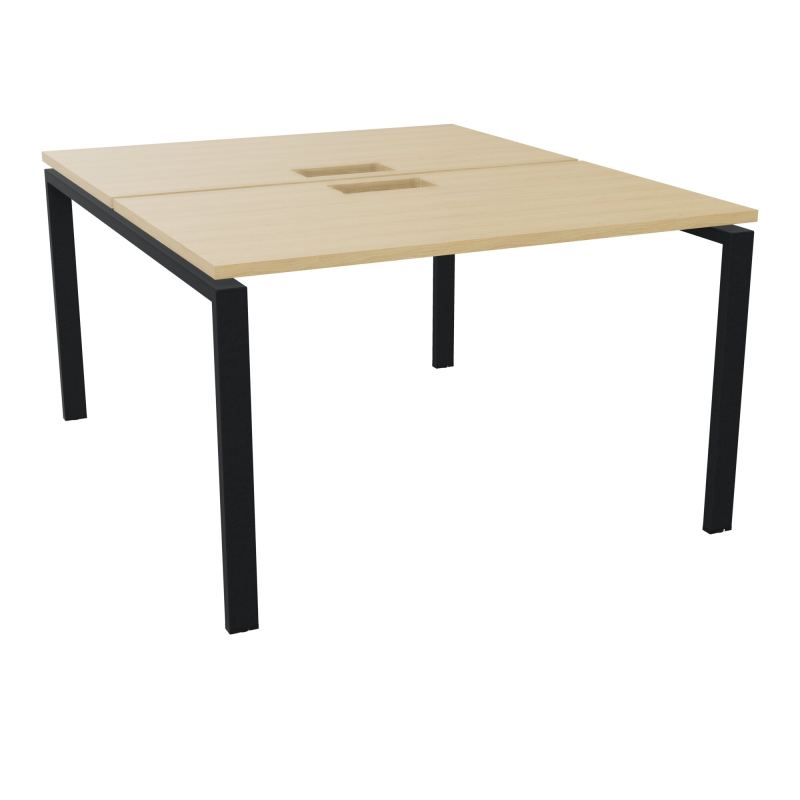 BUR BENCH CONECT L120XP142CM-2 PL25MM +DECOUPE -PIET ARCHE RECT FX   R1 ZP