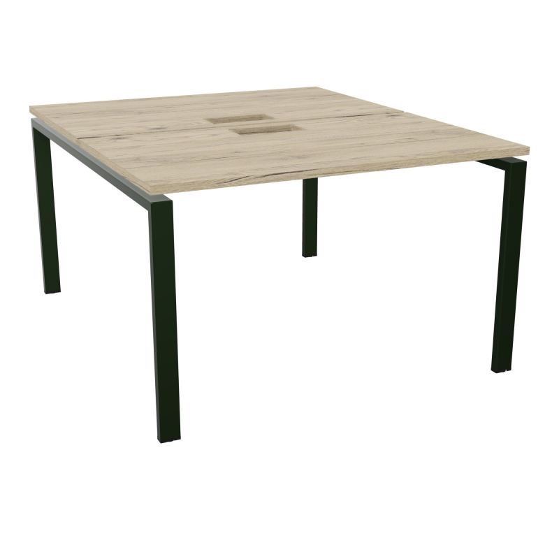 BUR BENCH CONECT L120XP142CM-2 PL25MM +DECOUPE -PIET ARCHE RECT FX R3 ST