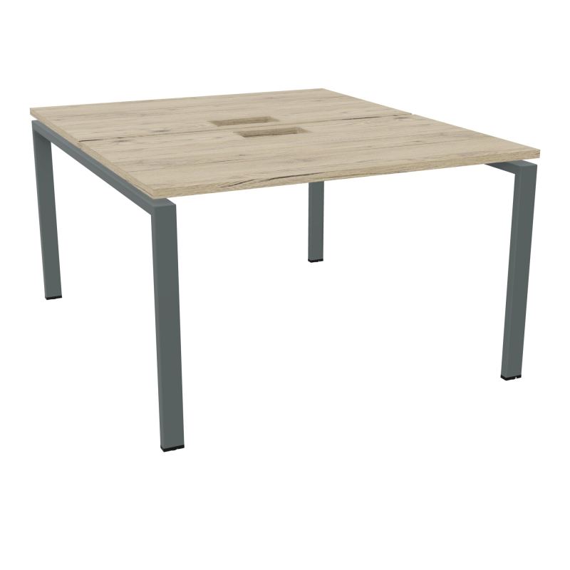 CONECT BUR BENCH L120XP142CM-2 PL25MM +DECOUPE R3-PIET ARCHE RECT FX SU