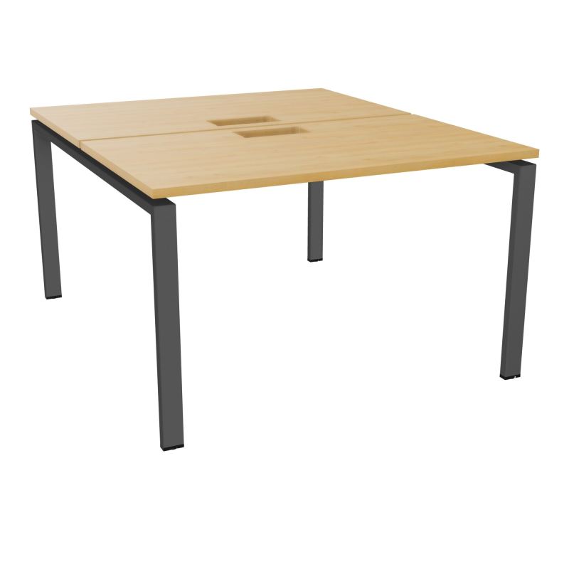 BUR BENCH CONECT L120XP142CM-2 PL25MM +DECOUPE -PIET ARCHE RECT FX   R5 SC