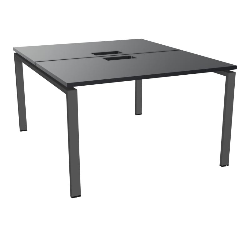 BUR BENCH CONECT L120XP142CM-2 PL25MM +DECOUPE -PIET ARCHE RECT FX   R9 SC