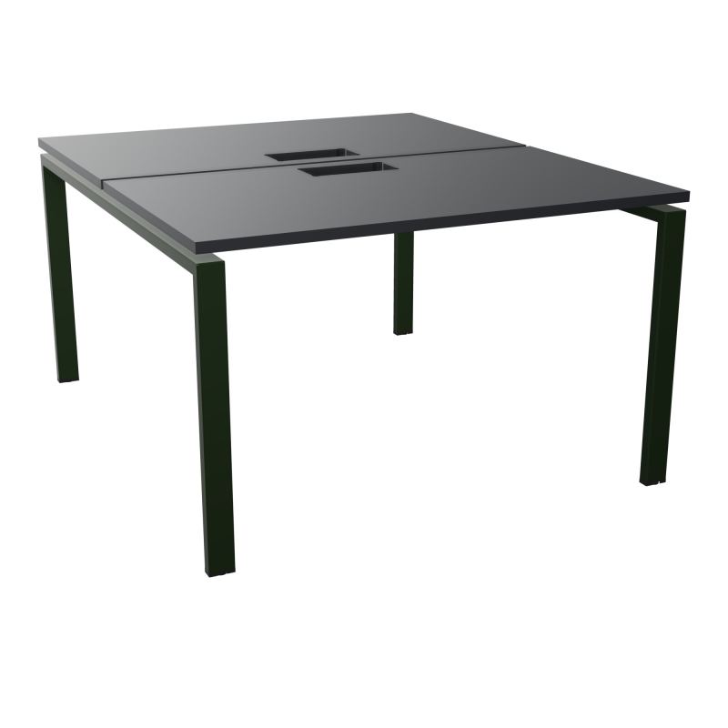 BUR BENCH CONECT L120XP142CM-2 PL25MM +DECOUPE -PIET ARCHE RECT FX   R9 ST
