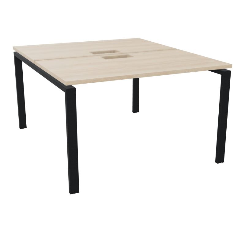 CONECT BUR BENCH L120XP142CM-2 PL25MM +DECOUPE RZ-PIET ARCHE RECT FX ZP