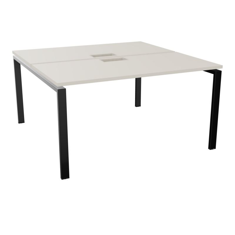 BUR BENCH CONECT L140XP142CM-2 PL25MM +DECOUPE -PIET ARCHE RECT FX N5 SG